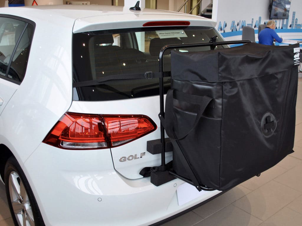 golf convertible luggage rack on white mk7 vw golf