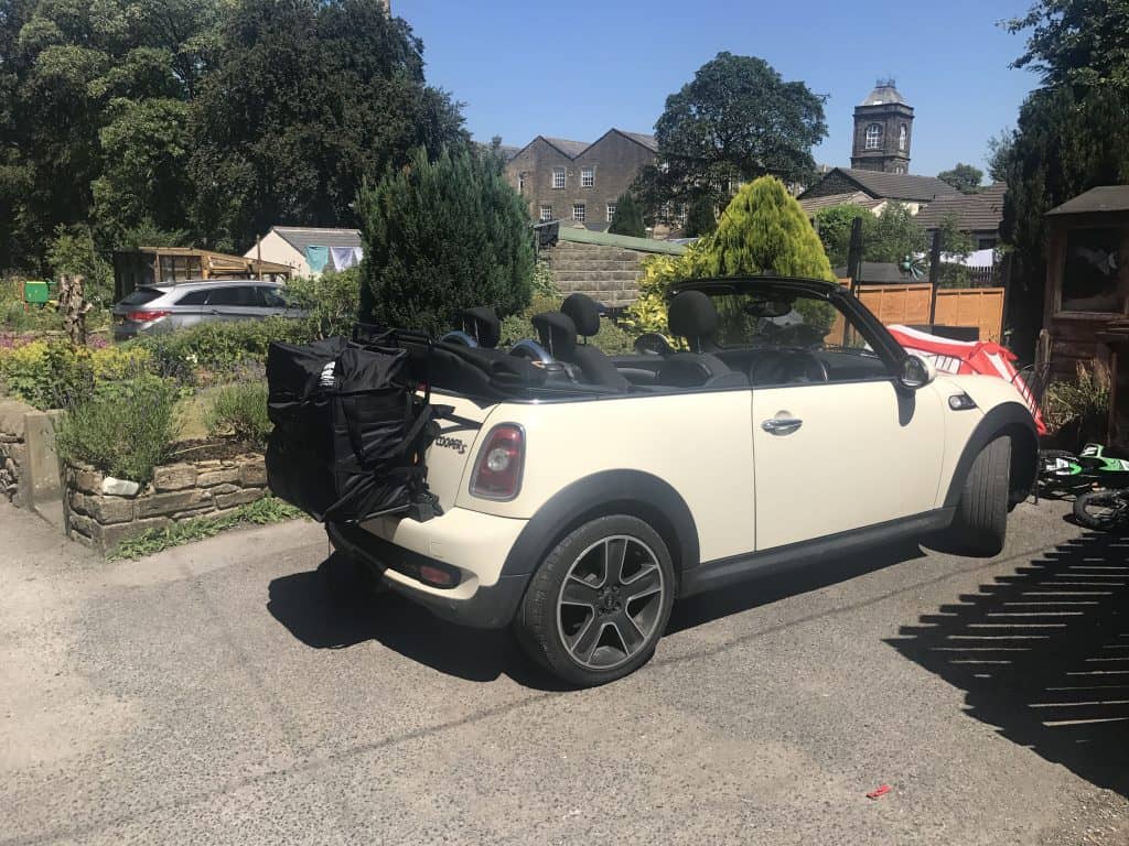 mini convertible Luggage Rack - Hatch-bag : car roof box